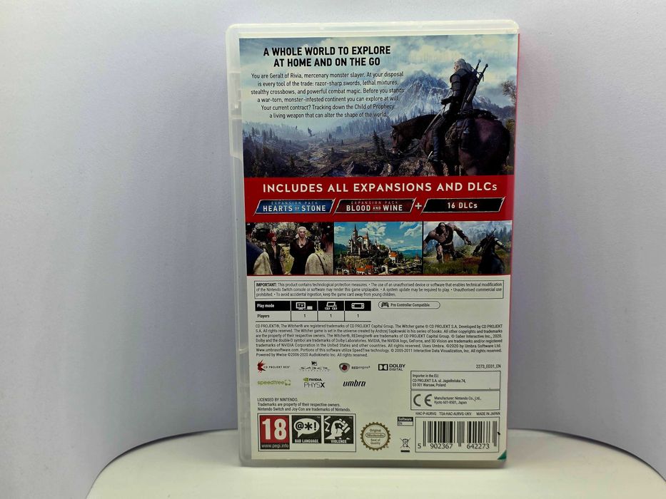 Wiedźmin 3 Edycja Kompletna - Nintendo Switch