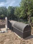 piwnica łączona 2x 350/240 betonowa ogrodowa wentylacja schody