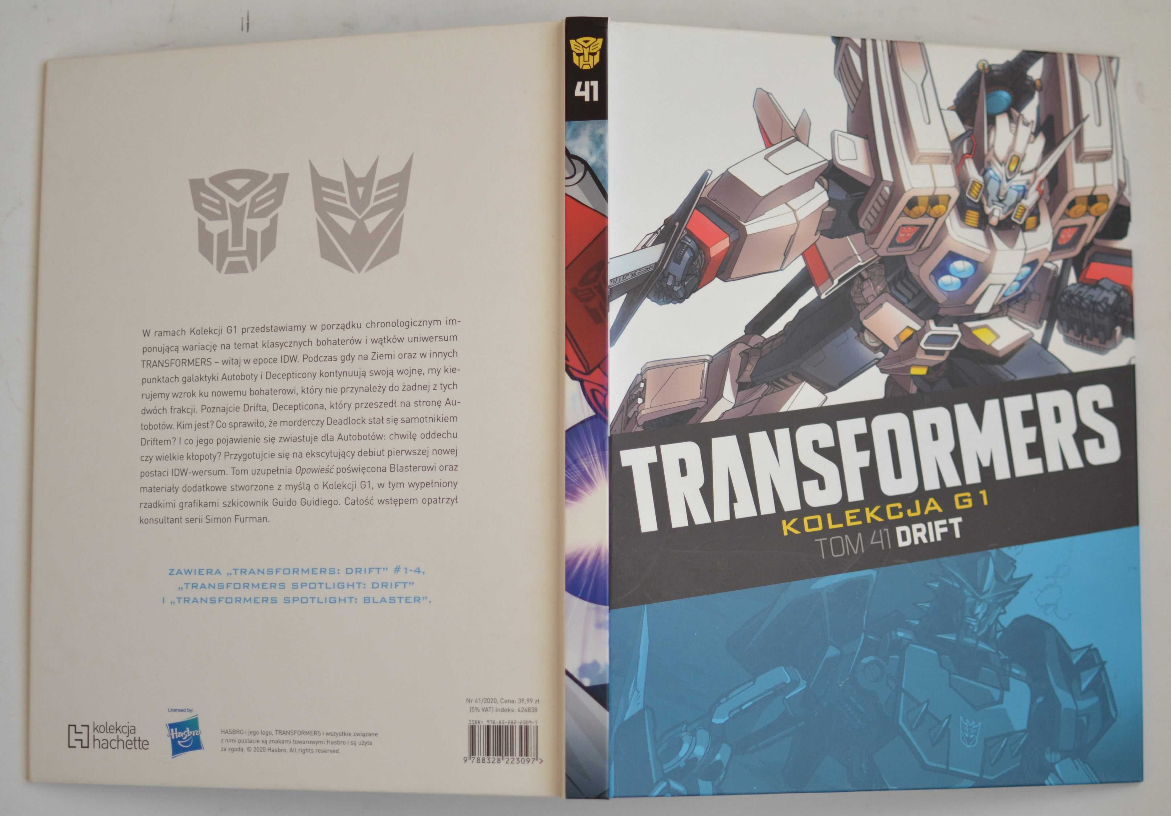 Komiks:	Transformers Kolekcja G1	41	Drift	 Hachette		2020