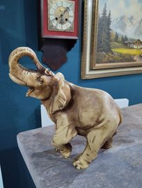Stara rzeźba słonia Francja 1950r