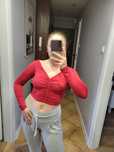 Bluzka top czerwona