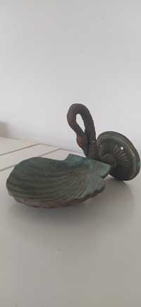 Saboneteira vintage bronze