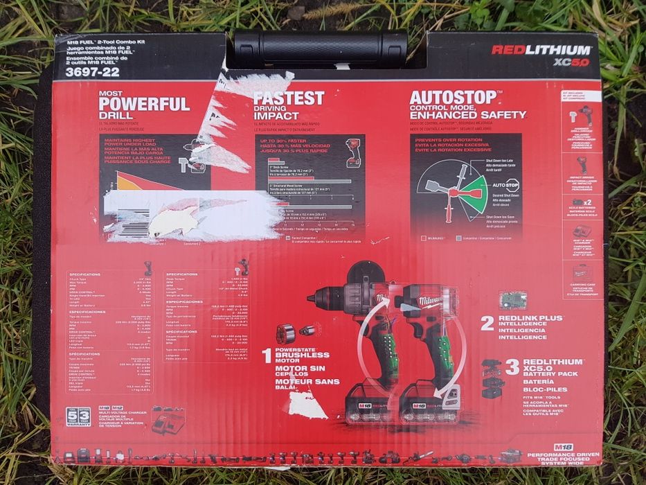 Набор бесщеточных шуруповертов Milwaukee 3697-22 M18 FUEL