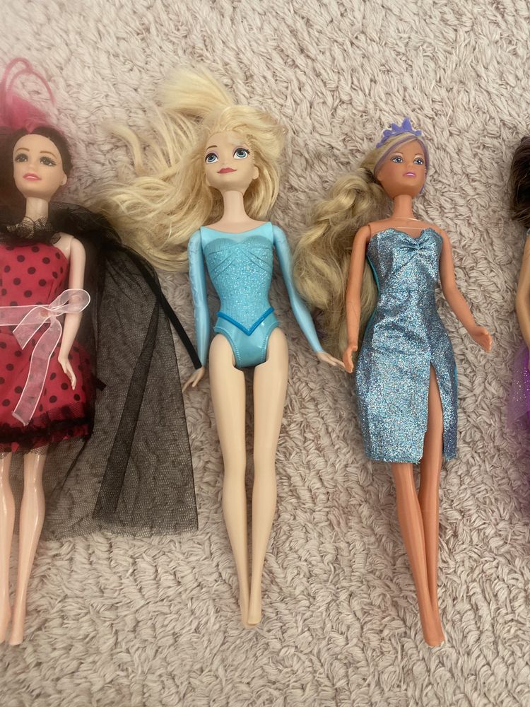 Lalki Barbie, Elsa, Mattel i inne