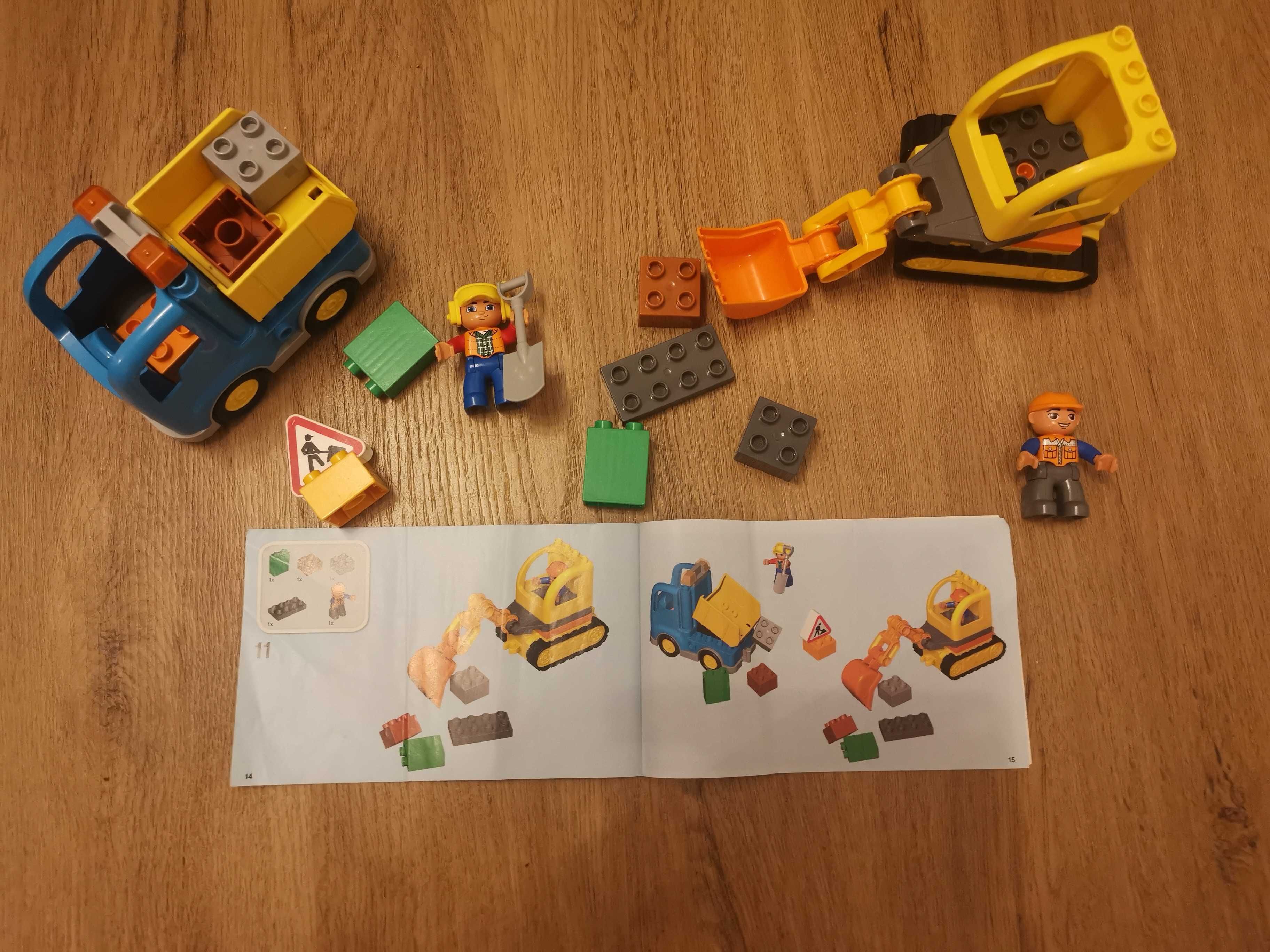 Lego duplo ciężarówka i koparka 10812
