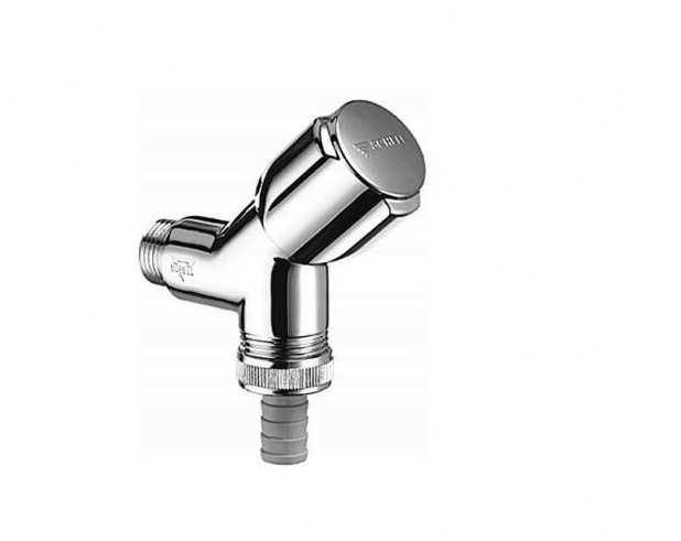 Zawór skośny Comfort Schell 1/2'' GRZYBKOWY przyłączeniowy chrom