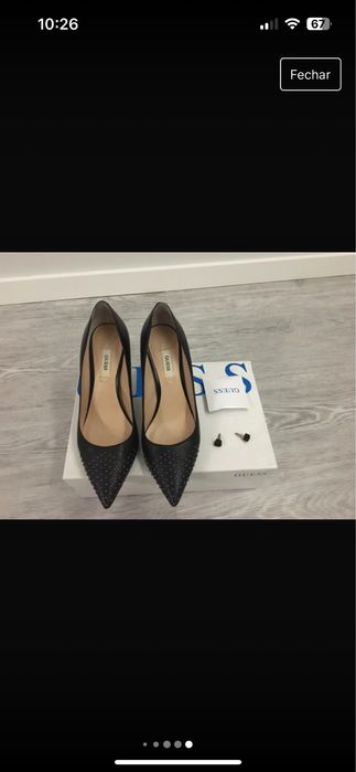 Sapatos Guess, originais, em pele