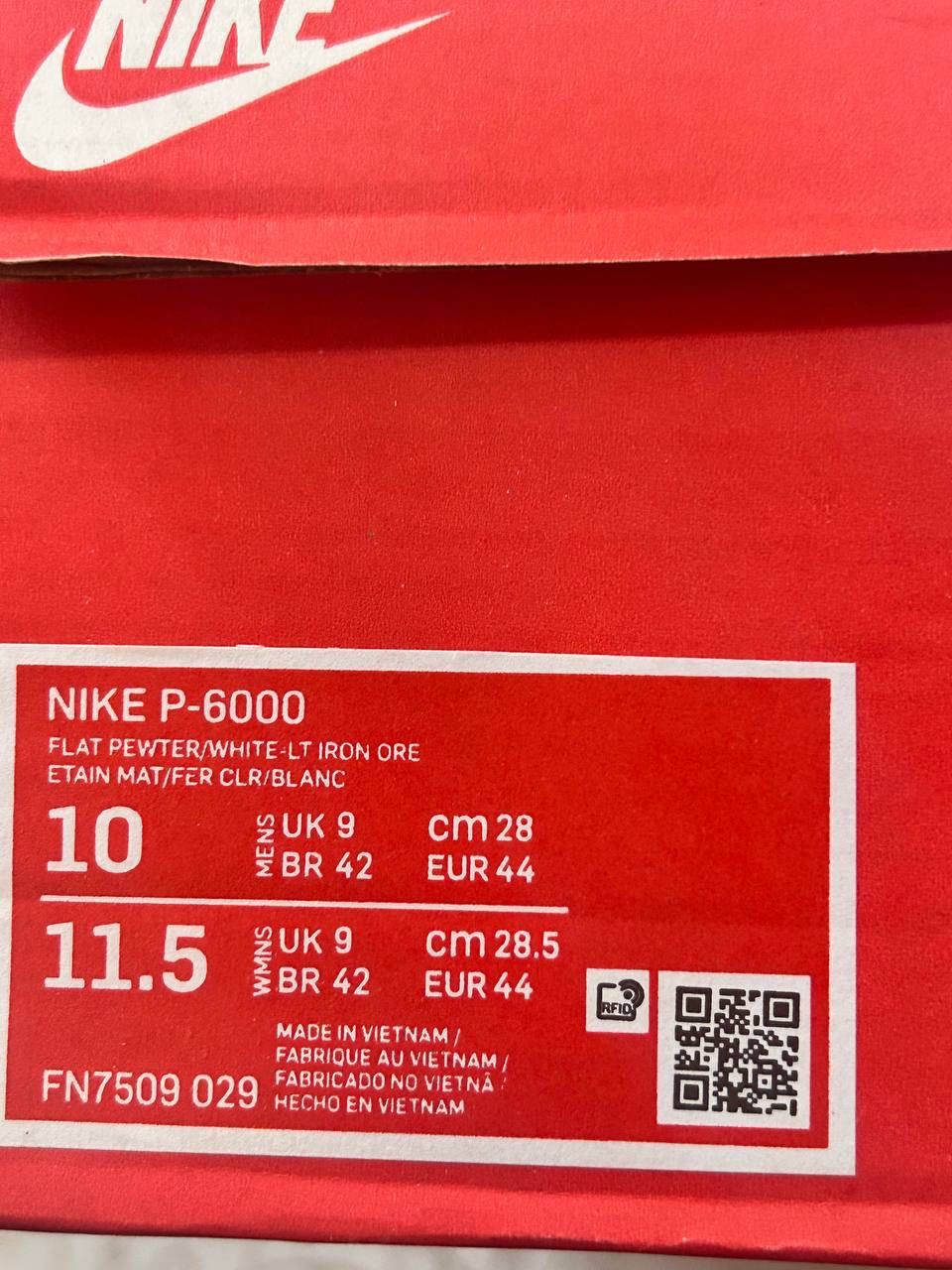 (БЕЗ ПЕРЕДОПЛАТИ, ТОРГ) Кросівки Nike P-6000 FN7509-029
