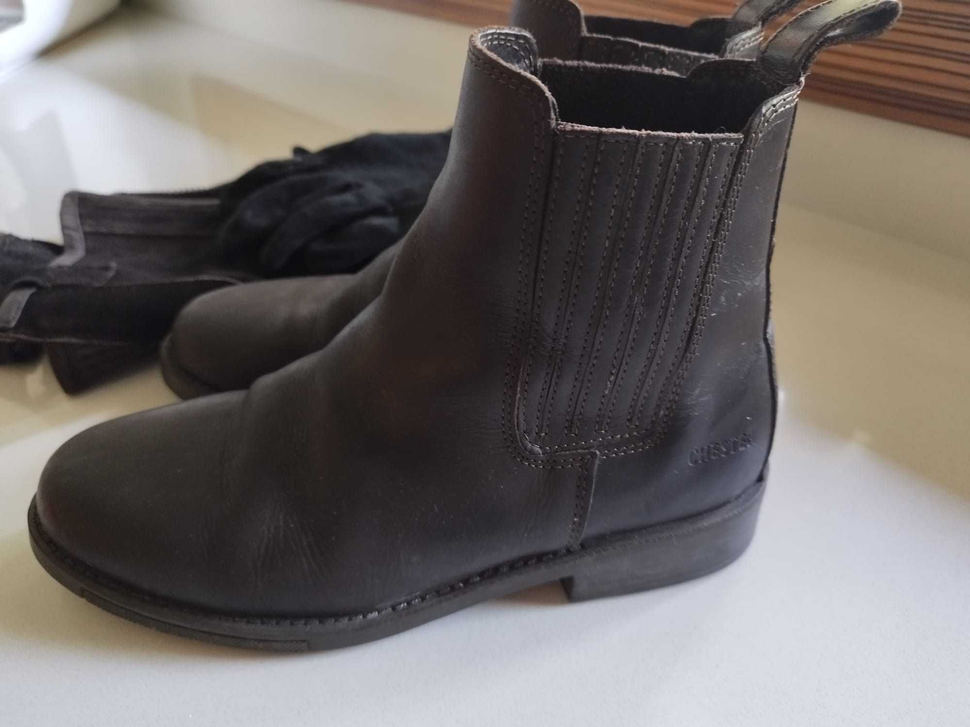 Luvas + Botas de equitação