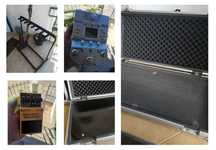 Pedalboard Roadcase / Voodolab Switcher / ZOOM A3 / Suporte 7 guit