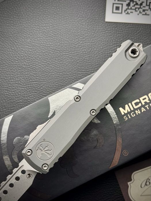 Нож Microtech Ultratech ZBP D/E Apocalyptic Hellhound M390MK