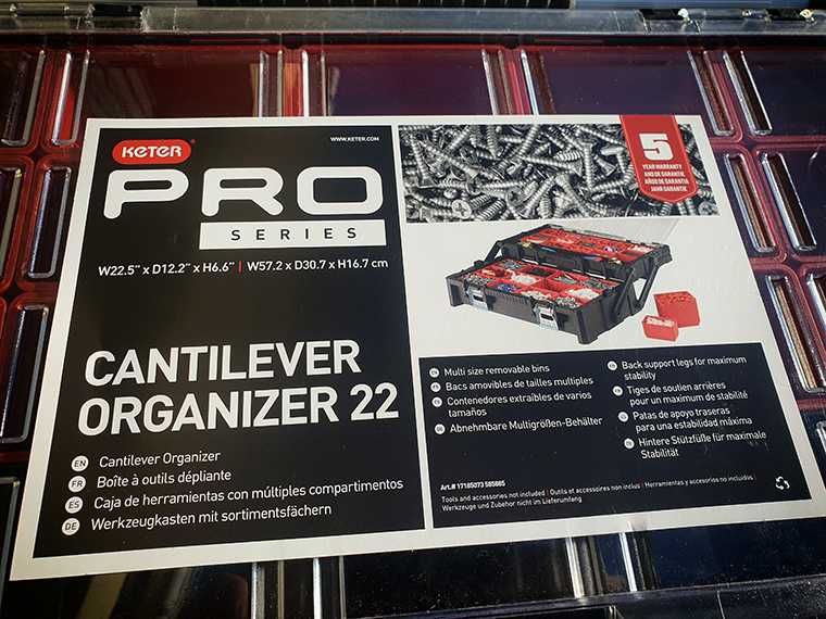 KETER Cantilever PRO 22" - skrzynka