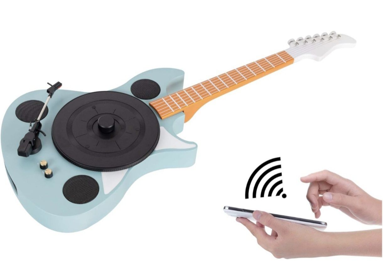 Gramofon w kształcie gitary elektrycznej z bluetooth Beatfoxx GT-26