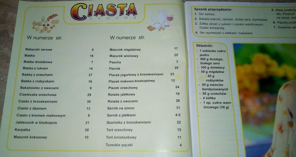 Kuchnia na Wielkanoc - Ciasta domowe nr 182