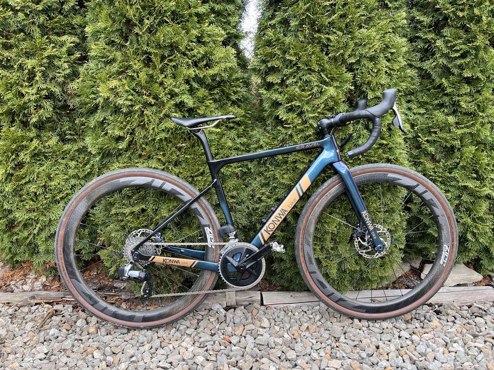 Rower GRAVEL CX premium carbon 7,8kg kameleon RATY !!!