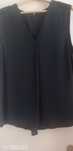 Blusa Senhora azul marinho sem mangas
