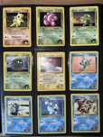 Cartas pokemon Gym heroes unlimited e Team Rocket
