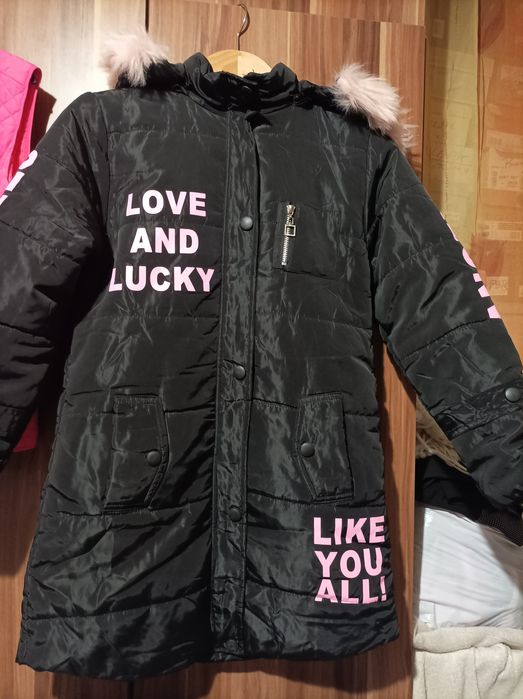 Kurtka i kamizelka roz 152/158