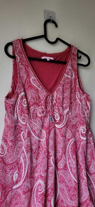 Bawełniana sukienka na co dzień, Sukienka bawełniana boho