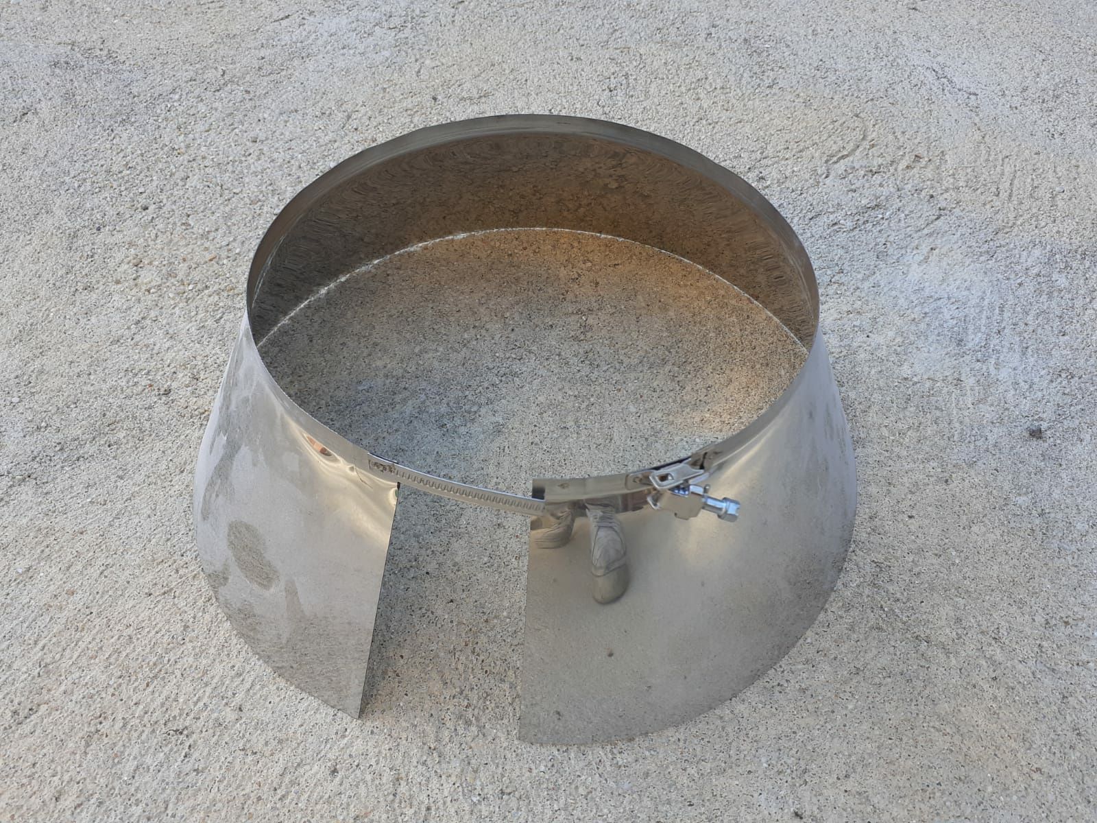 Tubo de exaustão Inox e colarinho