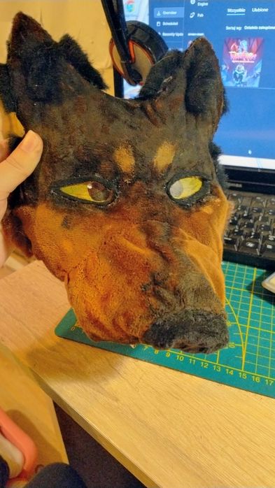 Therian Maska Cosplay Przebranie Halloween