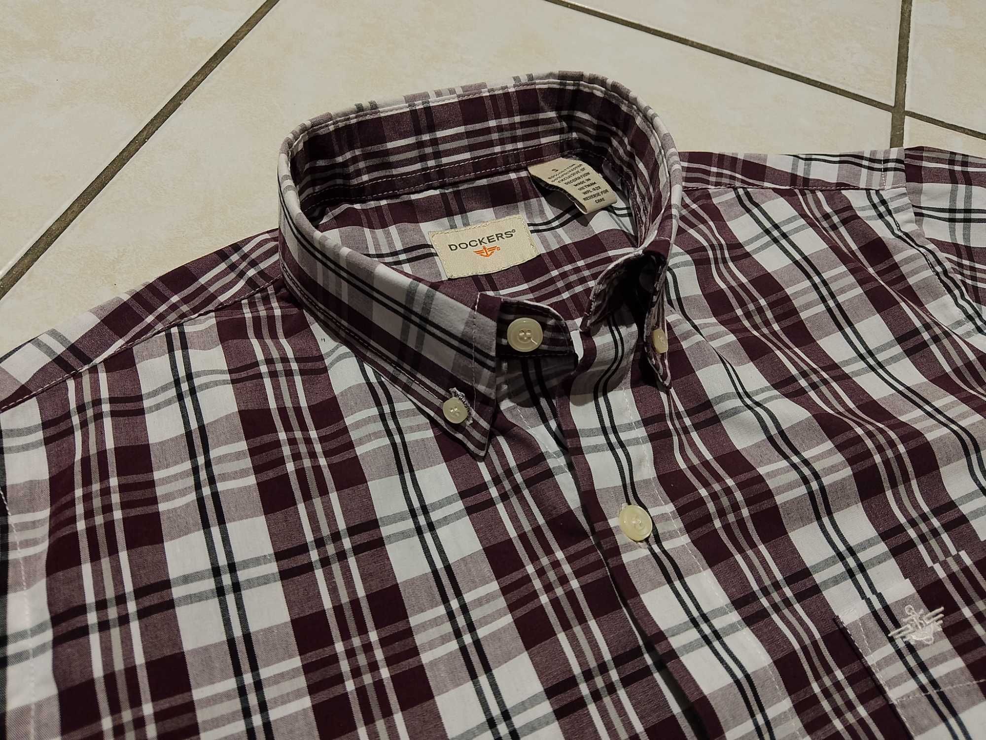 DOCKERS by Levis - NOWA! z LOGO Koszula Męska rozmiar S