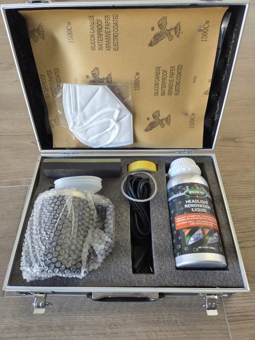 Kit de reparação de faróis