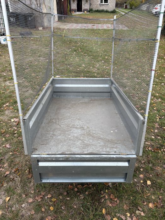 Przyczepka do kosiarki-traktorka lub quada mocna solidna