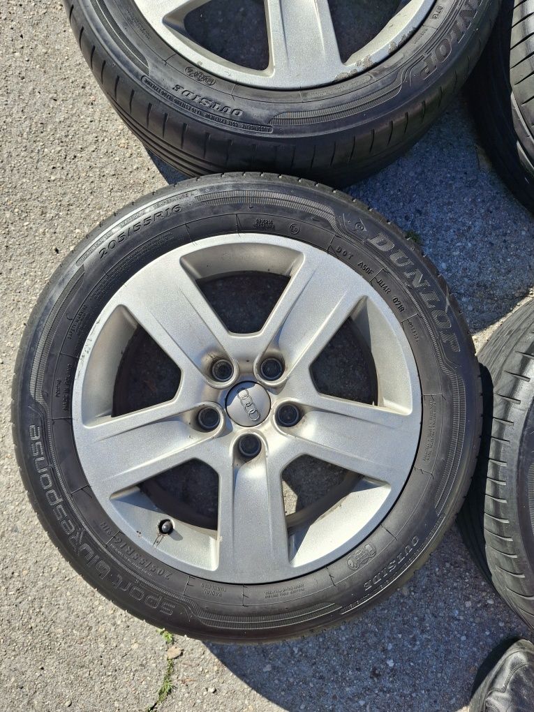Alufelgi  Koła 5x112 z oponami letnimi 205/55/R16