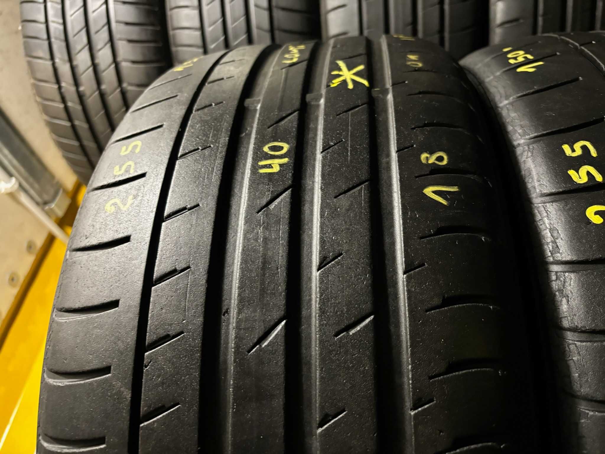 2X Opony Letnie 255/40R18 255/40/18 CONTINENTAL 6MM CAŁE SPRAWDZONE!
