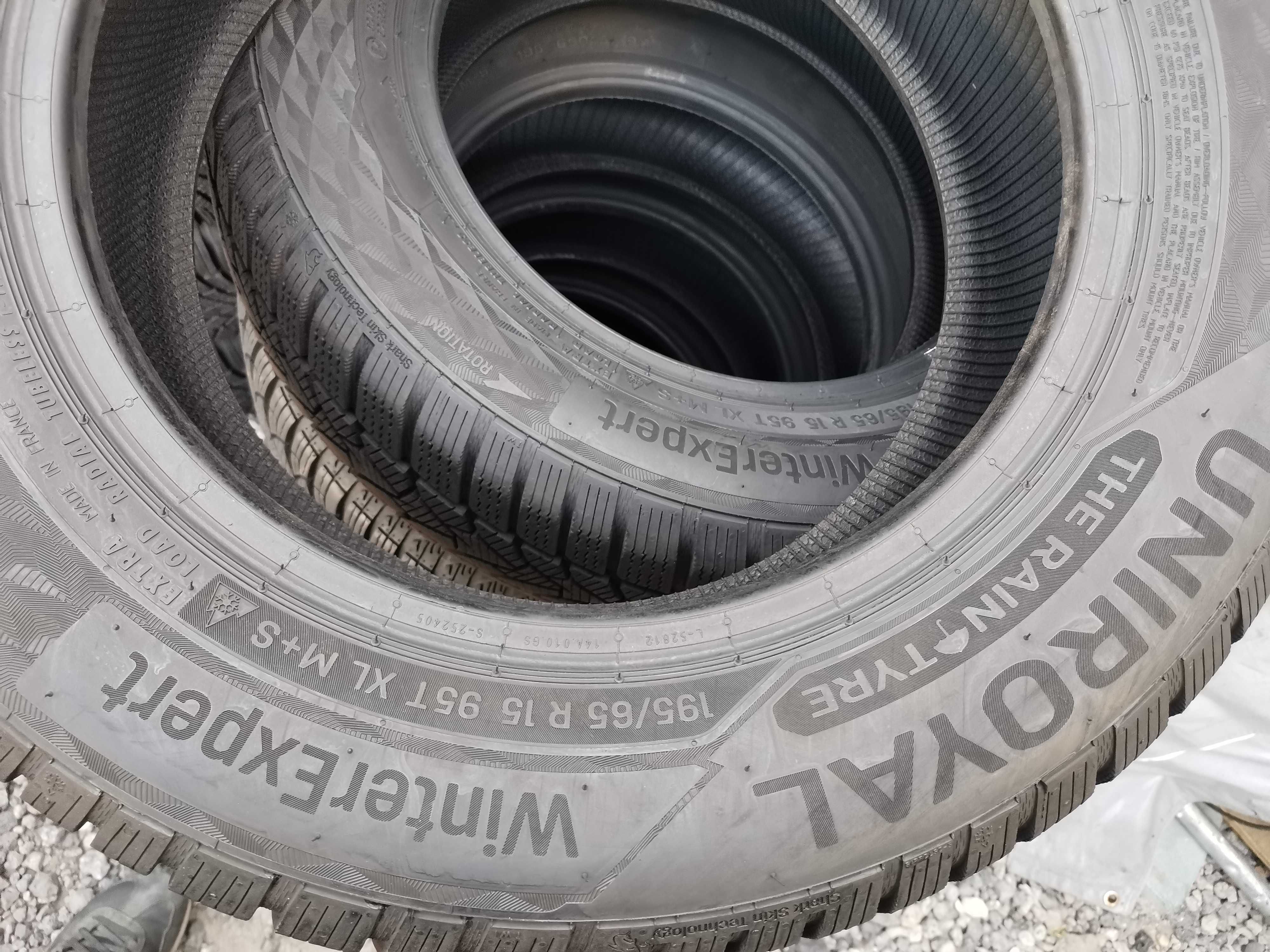 zima Uniroyal 195/65/15 z 2023r 6.5mm 2szt