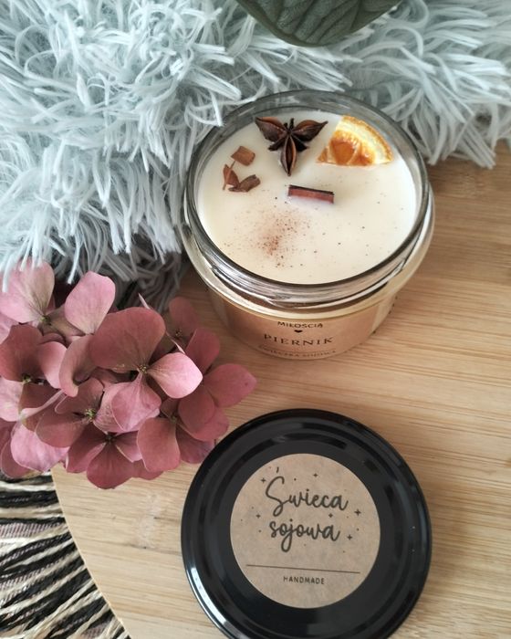 Świece sojowe zapachowe, handmade,na prezent, podziękowanie,upominek