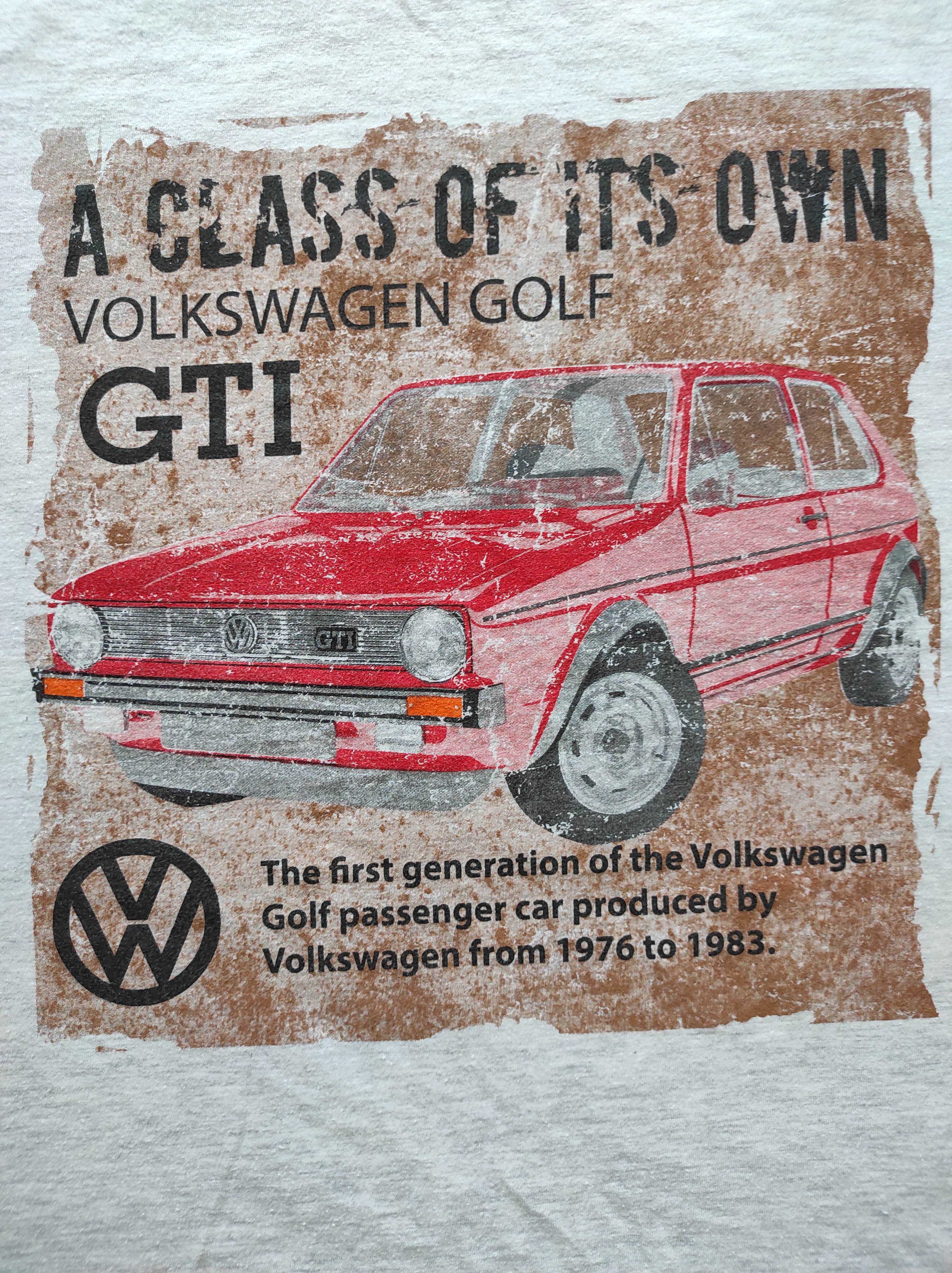 Oryginalna koszulka t-shirt VW Volkswagen Golf GTI first gen rozm XL