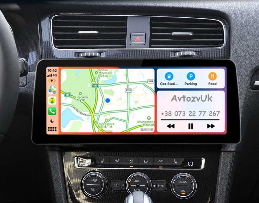 Android GOLF 7 Volkswagen Гольф VW Tesla 2 дин GPS CarPlay Магнитола