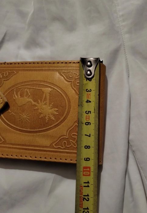 Portfel skórzany skóra i motyw wielbłąd