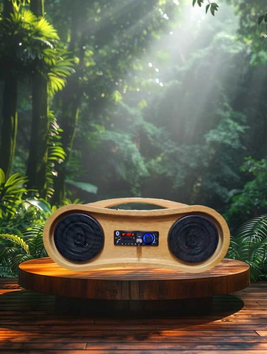 БУМБОКС, ДУБ, колонка з Bluetooth  аккумулятором та пультом.