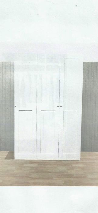 Roupeiro de quarto, branco com varias gavetas