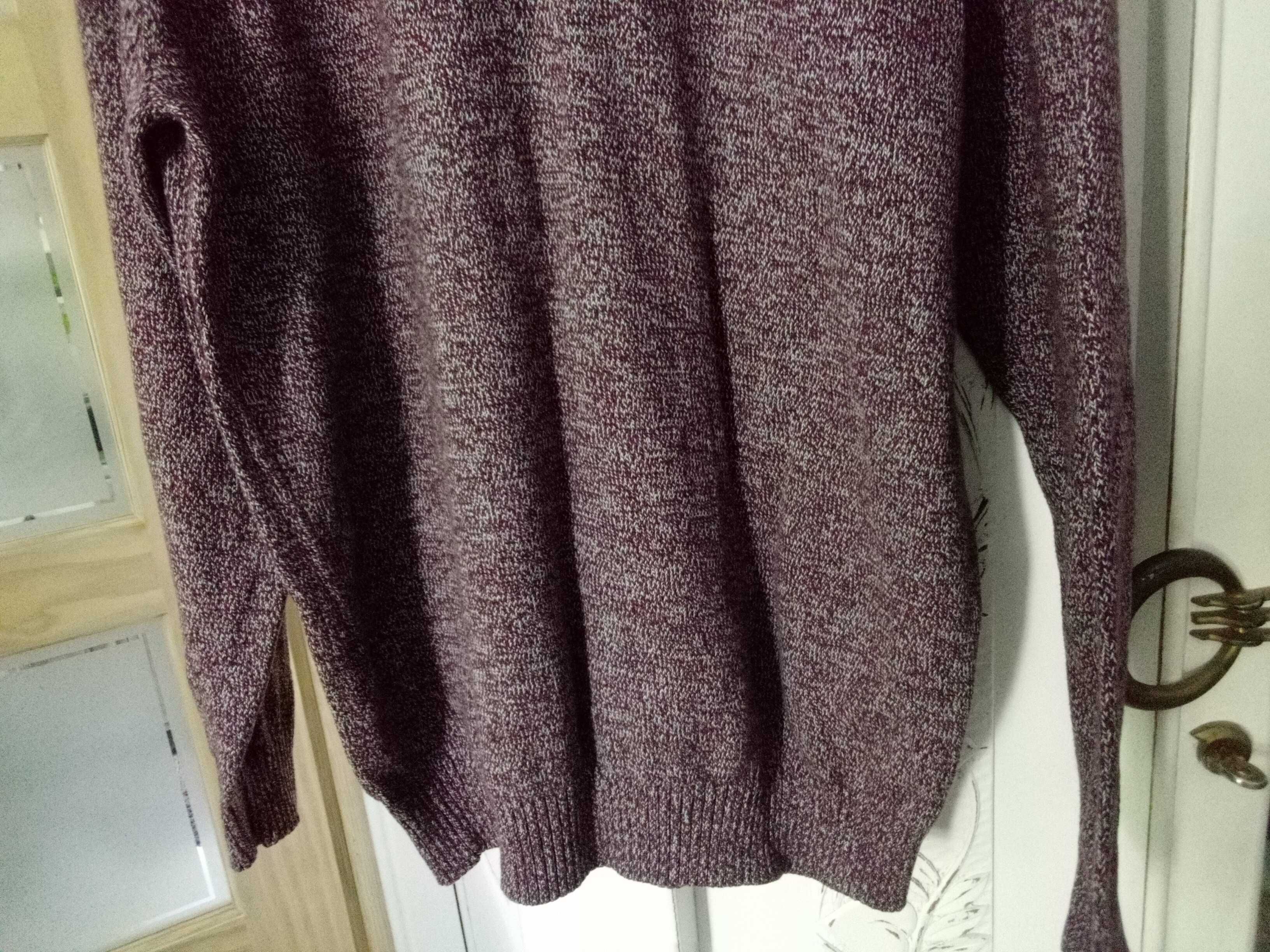 jak NOWY bawełniany MAINE new england sweter męski melanżowy L