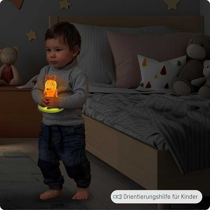 Ansmann LED -lampka nocna dla dzieci z czujnikiem dotykowym, mysz.