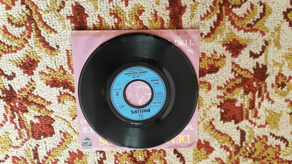 Démis Roussos - Mourir aupres de mon amour - single vinil - portes inc