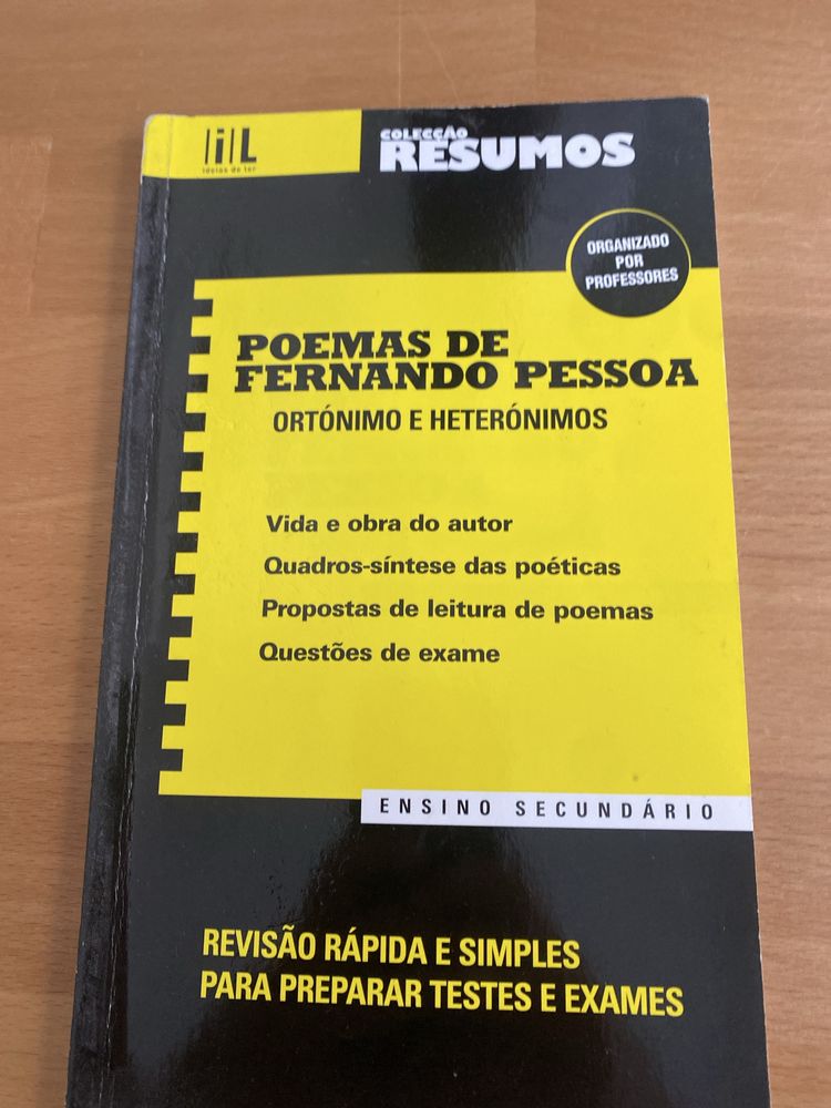 Livros de estudo da coleção resumos