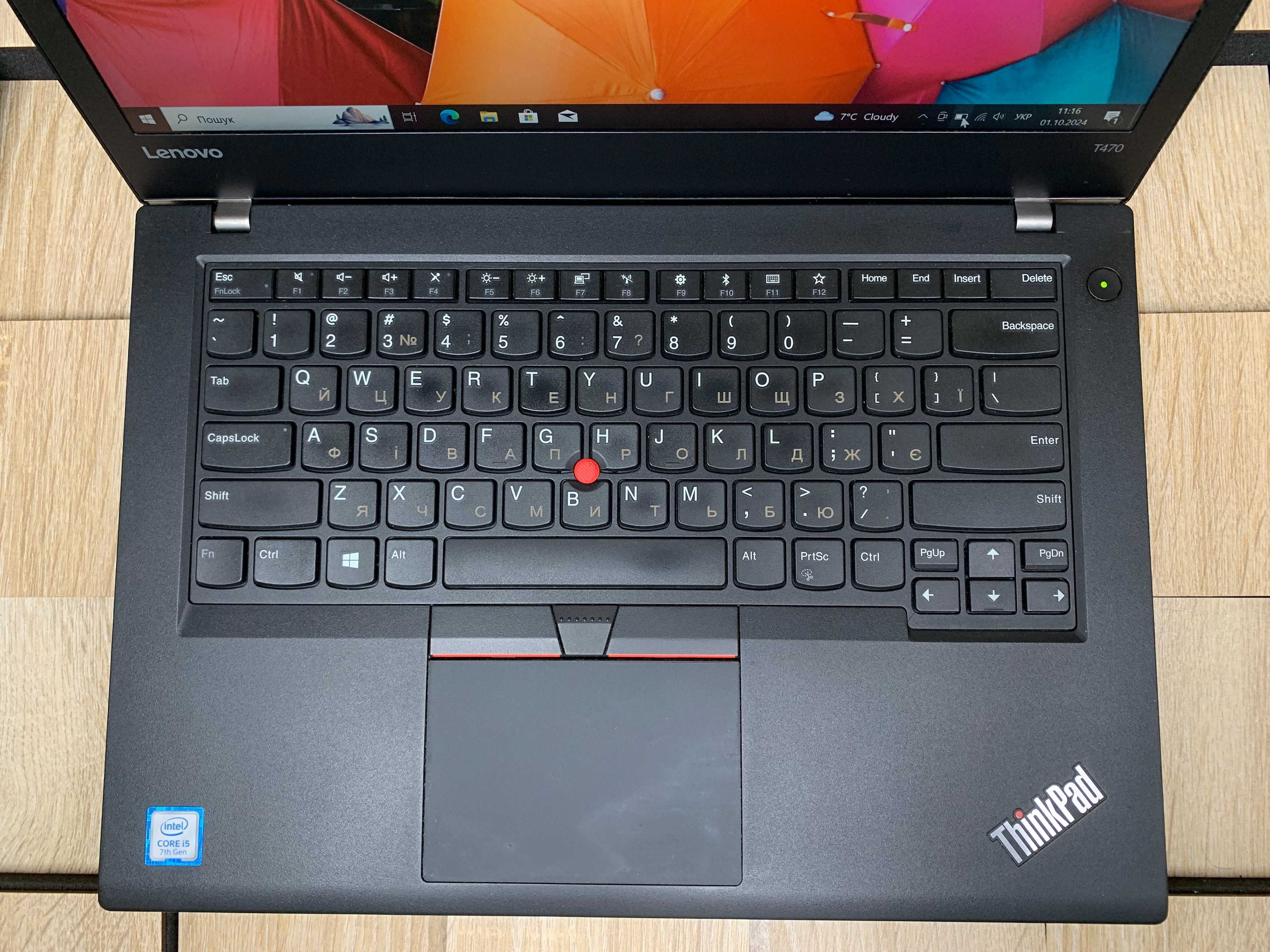 №4618 Ноутбук Lenovo ThinkPad T470/i5-7200U/8Gb/SSD256