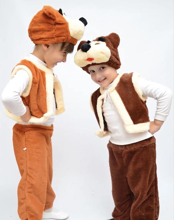 Топ продаж карнавальний костюм зайчик новорічний вовк їжачок сніговик