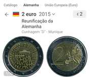 Moeda 2€, Alemanha 2015