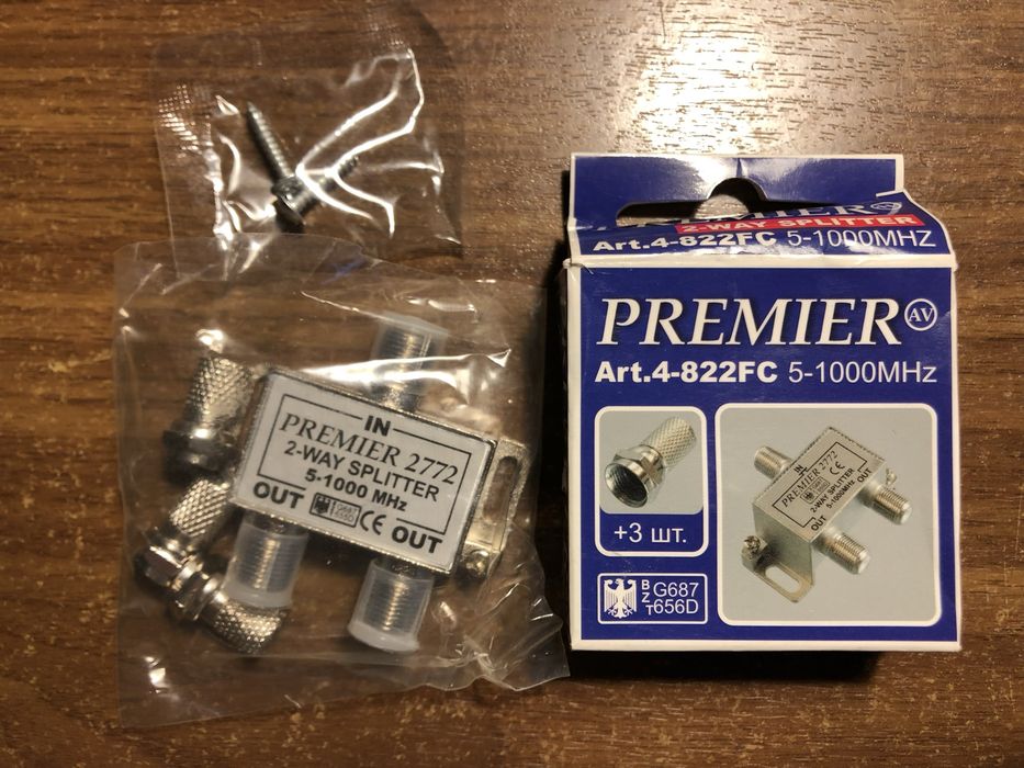 Сплітер розгалужувач телевізійний