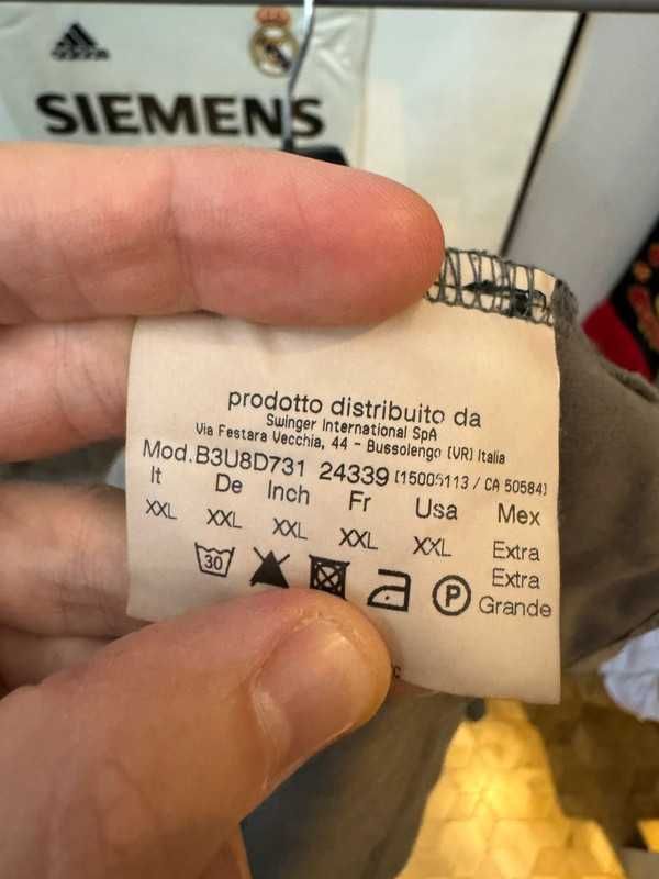 Koszulka Versus Versace Box Logo Spellout Brown Tee XXL