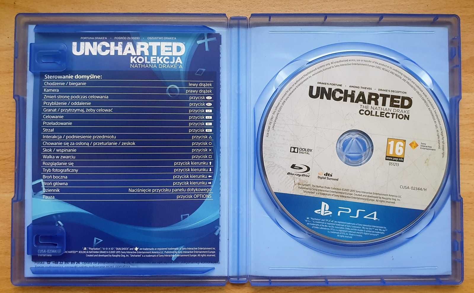 Uncharted: Kolekcja Nathana Drake'a na PlayStation 4 PS4 PS5 PL