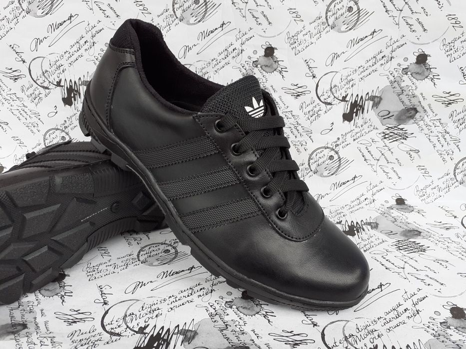 Adidas 5 чоловічі шкіряні прошиті кросівки кроссовки красовки