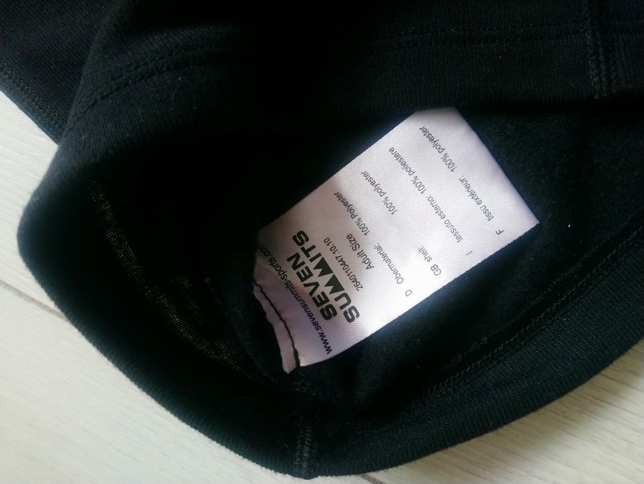 Чорний підшлемник балаклава