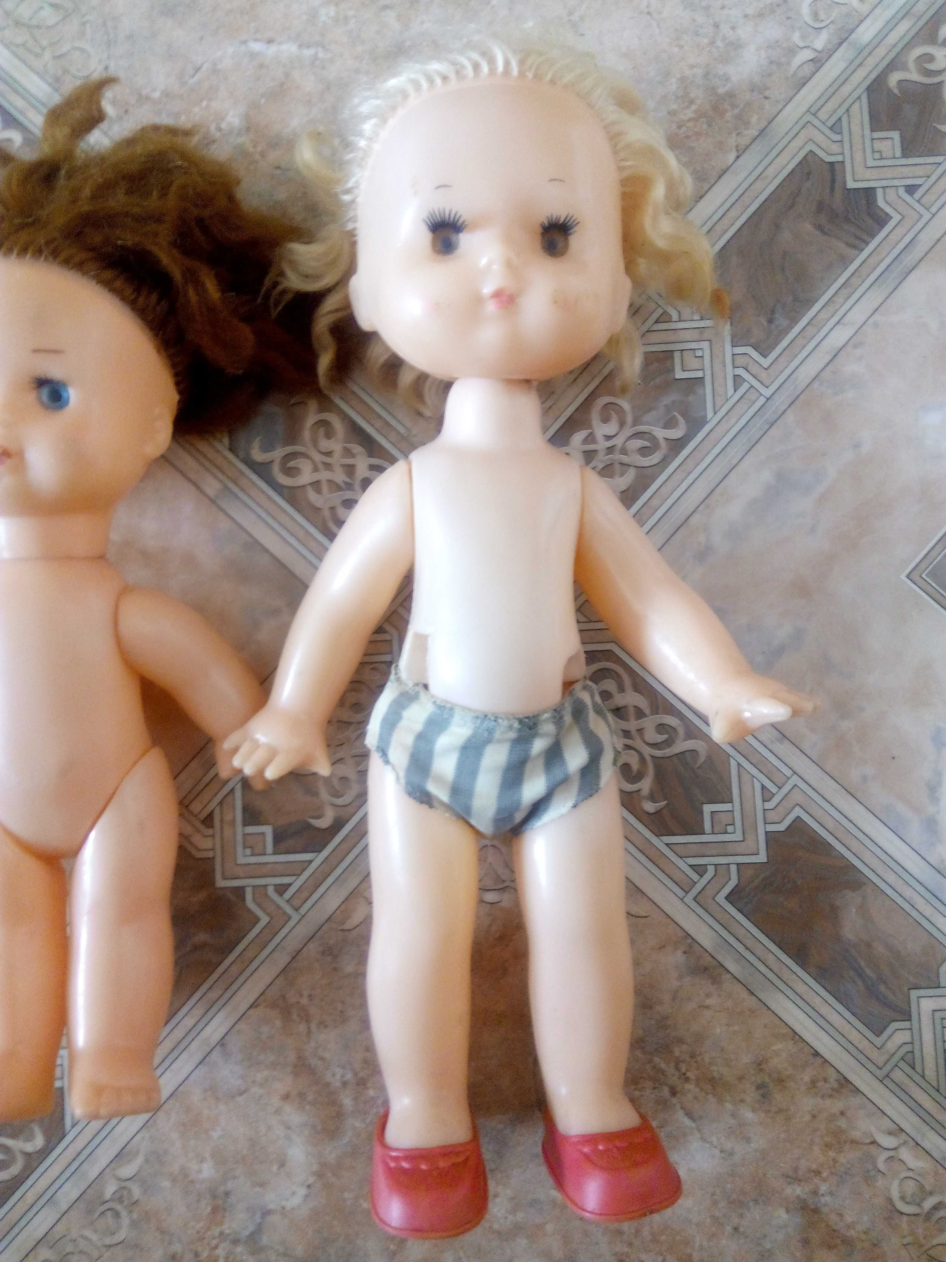 Советские пластмассовые куклы пупсы пупсики ванночка СССР Ляльки ретро